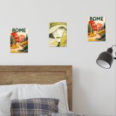 Rome Wall Art Print – Iconic Roma Cityscape Travel (寝室)