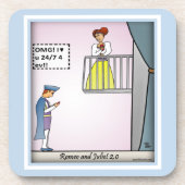 RomeoとJuliet 2.0青 コースター (正面)