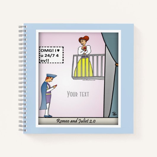 RomeoとJuliet 2.0 ノートブック (正面)