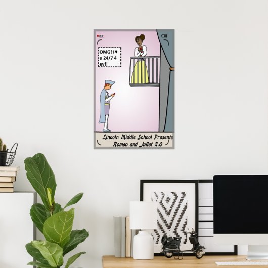 RomeoとJuliet 2.0 ポスター (ホームオフィス)