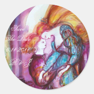 ROMEOとJULIET / Save the Date Round ラウンドシール
