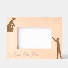 Romeo and Juliet balcony frame レーザー彫刻フレーム