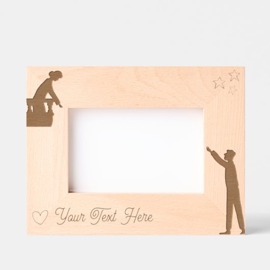 Romeo and Juliet balcony frame レーザー彫刻フレーム (正面)