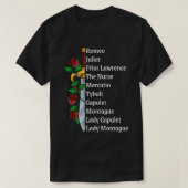 Romeo and Juliet, William Shakespeare Gift Pullove Tシャツ (デザイン正面)
