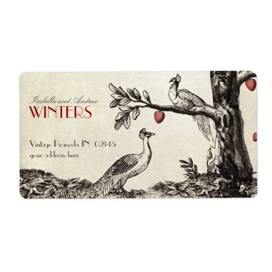 Romeo & Juliet - Peacockバージョン ラベル (正面)