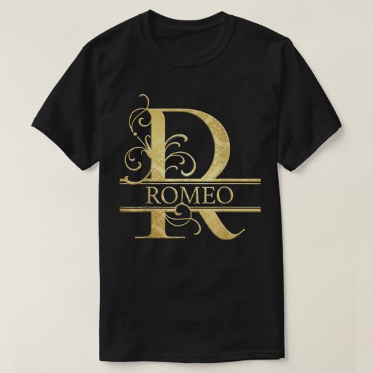 Romeo Name  Tシャツ (デザイン正面)
