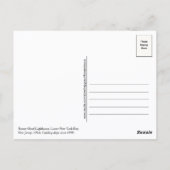 Romer Shoal Lighthouse Postcard ポストカード (裏面)