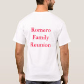 RomeroFamilyReunion Tシャツ (裏面)