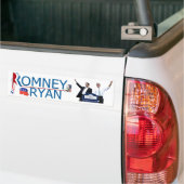 Romneyかライアン2012のバンパーステッカー バンパーステッカー (トラック上)