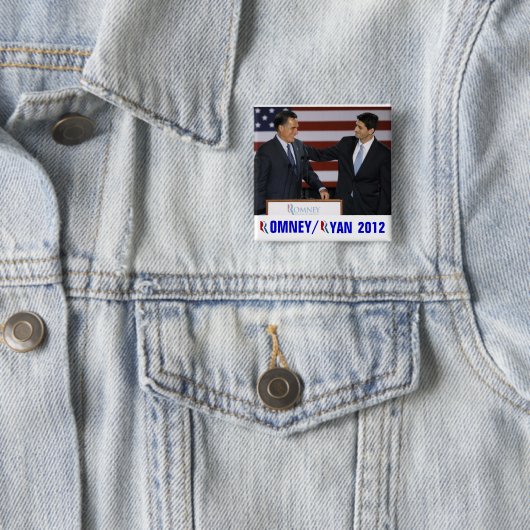 Romneyかライアン2012年 缶バッジ (インサイチュ)
