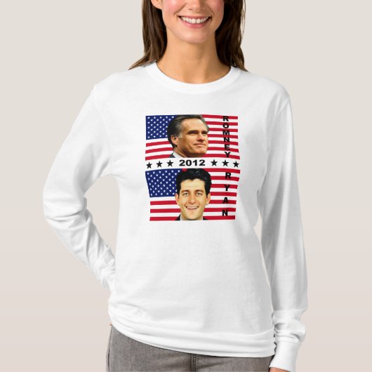 Romneyかライアン2012年 Tシャツ (正面)