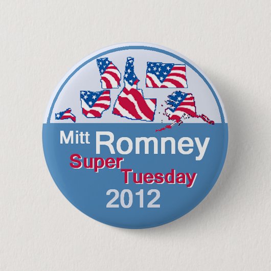 Romneyによって火曜日すごいボタン 缶バッジ (正面)