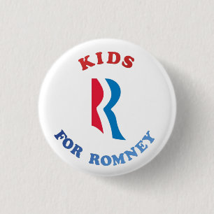 ROMNEYのための子供R 缶バッジ