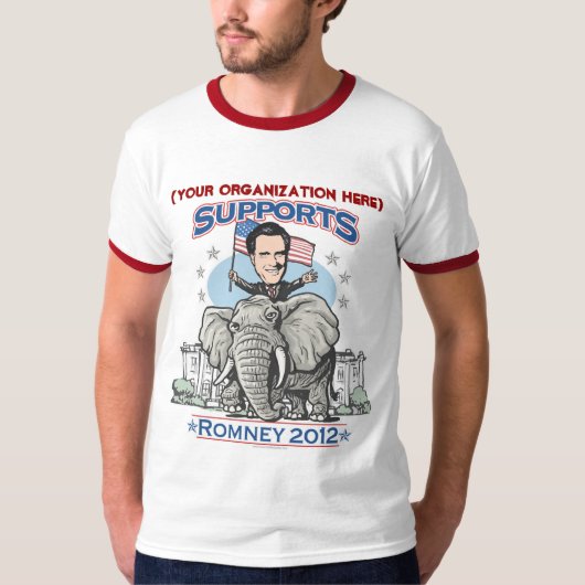 Romneyのカスタマイズ可能な2012年のワイシャツ Tシャツ (正面)