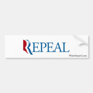 Romneyのバンパーステッカーとの廃止オバマケア バンパーステッカー