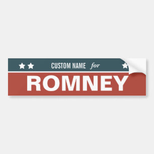 Romneyのバンパーステッカーのためにカスタマイズ可能 バンパーステッカー