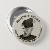 Romneyのフード2012年 缶バッジ (正面&裏面)