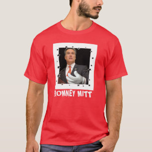 Romneyのミットの赤のワイシャツ Tシャツ