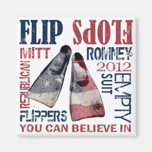 Romneyの磁石のための足ひれ マグネット
