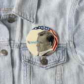 Romneyの2012年のレトロスタイルの愛国心 缶バッジ (インサイチュ)