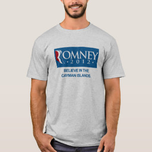 ROMNEYはケーマン諸島.PNGで信じます Tシャツ