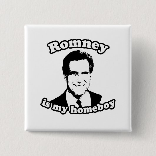ROMNEYは私の同郷人です 缶バッジ (正面)
