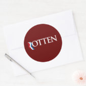RomneyはRotten.pngです ラウンドシール (封筒)