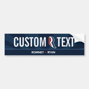 Romneyカスタマイズ可能なライアンのバンパーステッカー バンパーステッカー