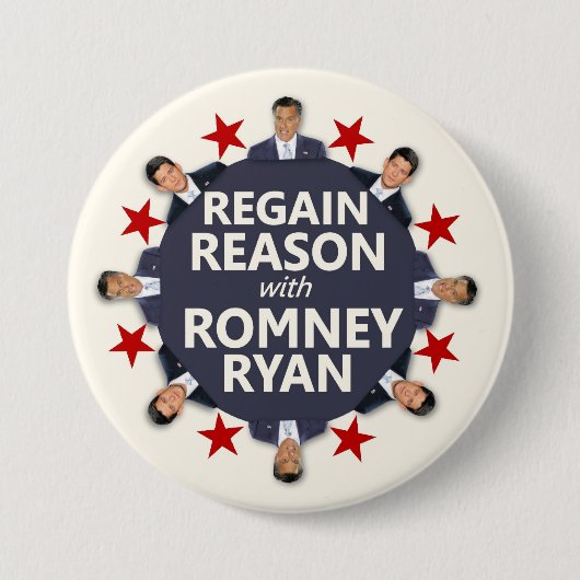 Romneyライアンとの回復の理由 缶バッジ (正面)