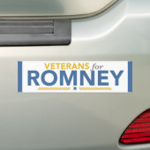 Romneyライアンのバンパーステッカーのための退役軍人 バンパーステッカー (車上)