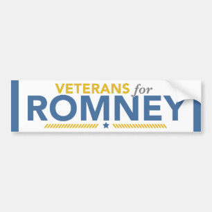Romneyライアンのバンパーステッカーのための退役軍人 バンパーステッカー