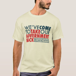 Romneyライアンは政府を取り戻します Tシャツ