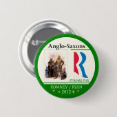Romneyライアン2012年のための英国人 缶バッジ (正面&裏面)
