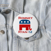 ROMNEYライアン2012年のGOP 缶バッジ (インサイチュ)
