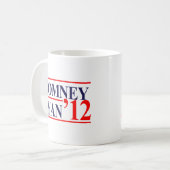 Romneyライアン2012年 コーヒーマグカップ (正面左)