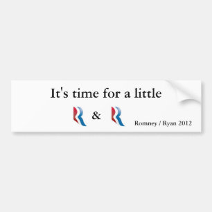 Romneyライアン2012年 バンパーステッカー