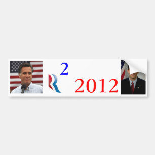 Romneyライアン2012年 バンパーステッカー