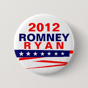Romneyライアン2012年 缶バッジ