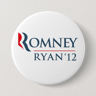 Romneyライアン2012年 缶バッジ