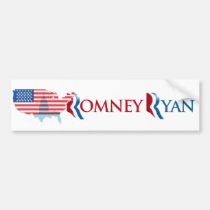 ROMNEYライアン2012年- .PNG バンパーステッカー