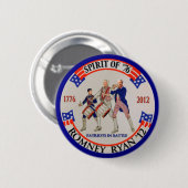 Romneyライアン「12 缶バッジ (正面&裏面)