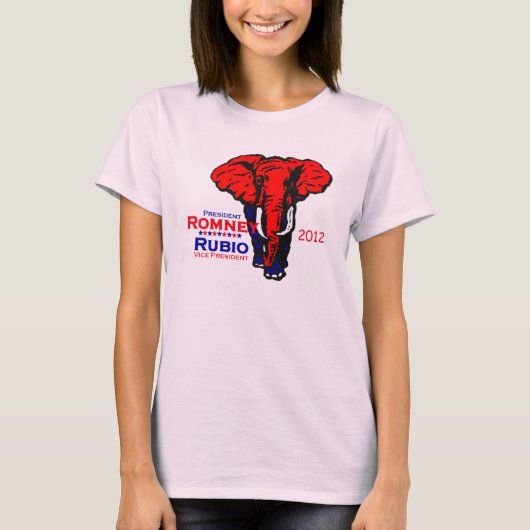 Romneyルビオの2012年のTシャツ Tシャツ (正面)