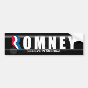 Romney -アメリカで信じて下さい バンパーステッカー