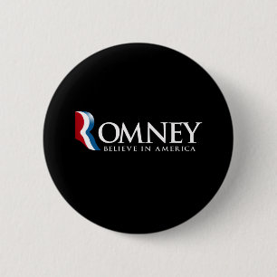 Romney -アメリカで信じて下さい- 缶バッジ