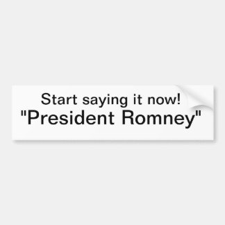 Romney バンパーステッカー