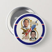 Romney/ライアンの愛国者 缶バッジ (正面&裏面)
