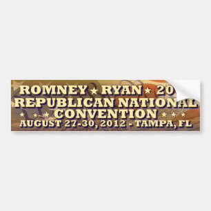 Romney -ライアン-共和党全国大会 バンパーステッカー