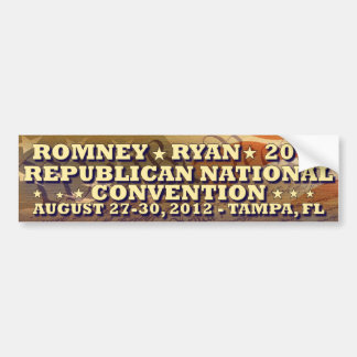 Romney -ライアン-共和党全国大会 バンパーステッカー
