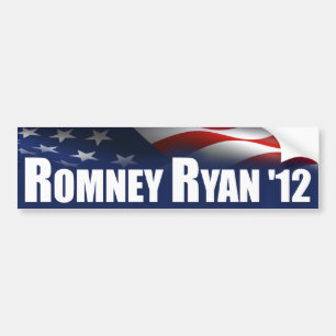Romney -ライアン- 2012年 バンパーステッカー