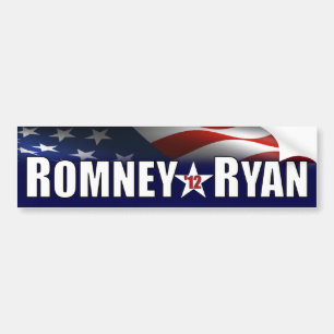 Romney -ライアン- 2012年 バンパーステッカー